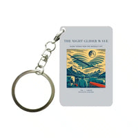 Thumbnail for VINTAGE G4473 - The Night Glider Wave - Designed Key Chain design on lightgray