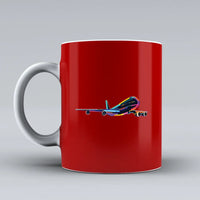 Thumbnail for Customisable Multicolor Airplane Mug - view 10