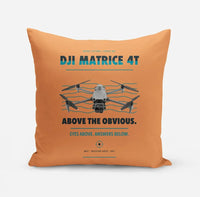 Thumbnail for DJI Matrice 4T design on orange pillow