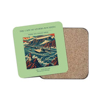 Thumbnail for The Cape Of Storms Rounding - Designed Coasters design on light green 1-piece