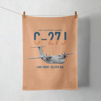 Thumbnail for C-27J Spartan design on orange towel
