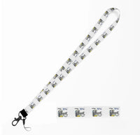 Thumbnail for Airbus A380 & GP7000 Engine lanyard - white