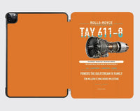 Thumbnail for TAY 611-8 design on orange ipad tablet case