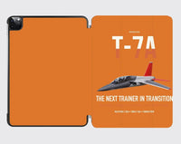 Thumbnail for T-7A Red Hawk design on orange ipad tablet case