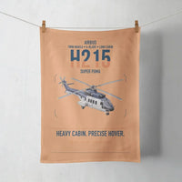 Thumbnail for Airbus H215 design on orange towel