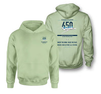 Thumbnail for Cessna Citation 650 - Citation III design on light green double-side hoodie, double-side print