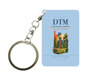 Thumbnail for Dortmund Airport (DTM) design on light blue key chain