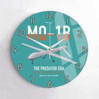 Thumbnail for MQ-1B Predator design on turquoise no frame wall clock