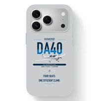 Thumbnail for Diamond DA40 design on light gray magsafe iphone case, for iPhone 17 Pro