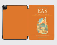 Thumbnail for San Sebastián Airport (EAS) design on orange ipad tablet case