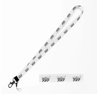 Thumbnail for The Boeing 737 lanyard and ID holder in white