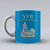 Thumbnail for Iqaluit Airport (YFB) airport code design on turquoise ceramic mug