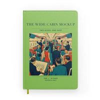 Thumbnail for VINTAGE G4467 - The Wide Cabin Mockup - Designed Notebooks design on lightgreen