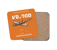 Thumbnail for KB-29P SUPERFORTRESS design on orange 1 piece coaster