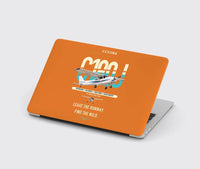 Thumbnail for Cessna 180J Skywagon design on orange MacBook case