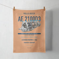 Thumbnail for AE 2100D3 design on orange towel