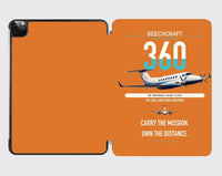 Thumbnail for Beechcraft King Air 360 design on orange ipad tablet case