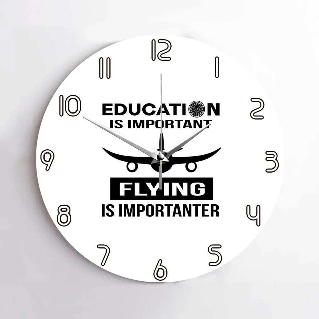 Flying is Importanter Wall Clock - view 10