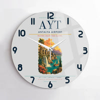 Thumbnail for Antalya Airport AYT Wall-Clock No-Frame - Light Gray