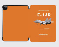 Thumbnail for F-14B Tomcat Power The Fleet design on orange ipad tablet case