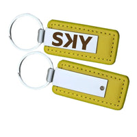 Thumbnail for Customisable SKY Airline Faux Leather Key Chain - view 10