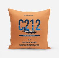 Thumbnail for CASA C-212-300 Aviocar design on orange pillow