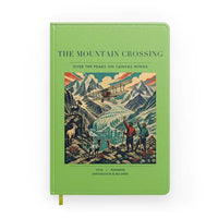 Thumbnail for VINTAGE G4006 - The Mountain Crossing - Designed Notebooks design on lightgreen