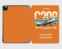 Thumbnail for Cessna 208 Caravan design on orange ipad tablet case