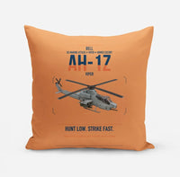 Thumbnail for Bell AH-1Z Viper design on orange pillow