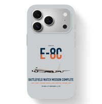 Thumbnail for E-8C Joint STARS design on light gray magsafe iphone case, for iPhone 17 Pro