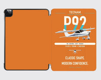 Thumbnail for Tecnam P92 Echo MkII design on orange ipad tablet case