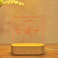 Thumbnail for Customisable How Planes Fly Lamp - view 10