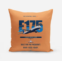 Thumbnail for Embraer E175 design on orange pillow