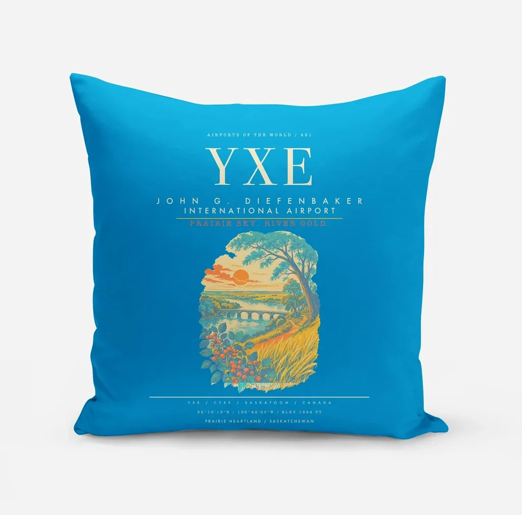 Saskatoon John G. Diefenbaker International Airport YXE - Turquoise