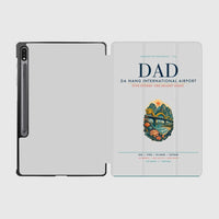 Thumbnail for Da Nang International Airport (DAD) design on light gray samsung tablet tablet case