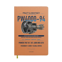 Thumbnail for PW4000-94 design on orange notebook