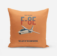 Thumbnail for F-8E Crusader design on orange pillow