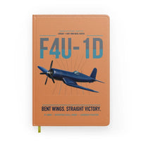 Thumbnail for F4U-1D Corsair design on orange notebook