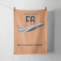 Thumbnail for English Electric Lightning F6 design on orange towel