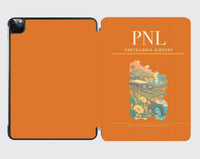 Thumbnail for Pantelleria Airport (PNL) design on orange ipad tablet case