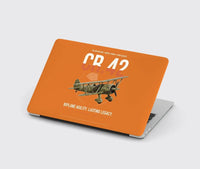 Thumbnail for Fiat CR.42 Falco design on orange MacBook case