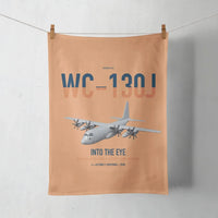 Thumbnail for WC-130J Hurricane Hunter design on orange towel