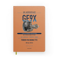 Thumbnail for GE9X design on orange notebook
