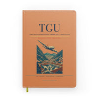 Thumbnail for Toncontín International Airport (TGU) design on orange notebook