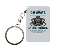 Thumbnail for DJI Avata Key Chain design on light gray key chain