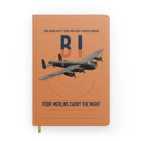 Thumbnail for Avro Lancaster B I design on orange notebook