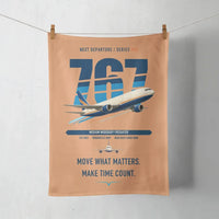 Thumbnail for Boeing 767-300F design on orange towel