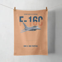 Thumbnail for F-16C Fighting Falcon Nine G One Purpose design on orange towel