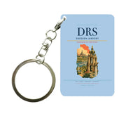 Thumbnail for Dresden Airport (DRS) design on light blue key chain
