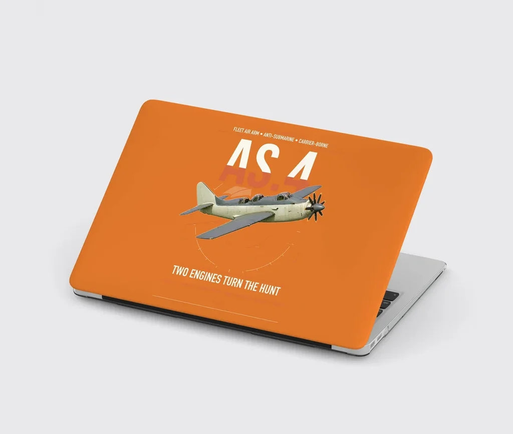 Fairey Gannet AS.4 design on orange MacBook case